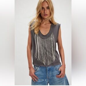 Free People Fringe Ya Later Top - Size M